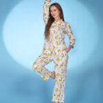 Printed Cotton Co-ord Set – Multi Colour