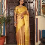 JACQUARD Saree - GOLDEN