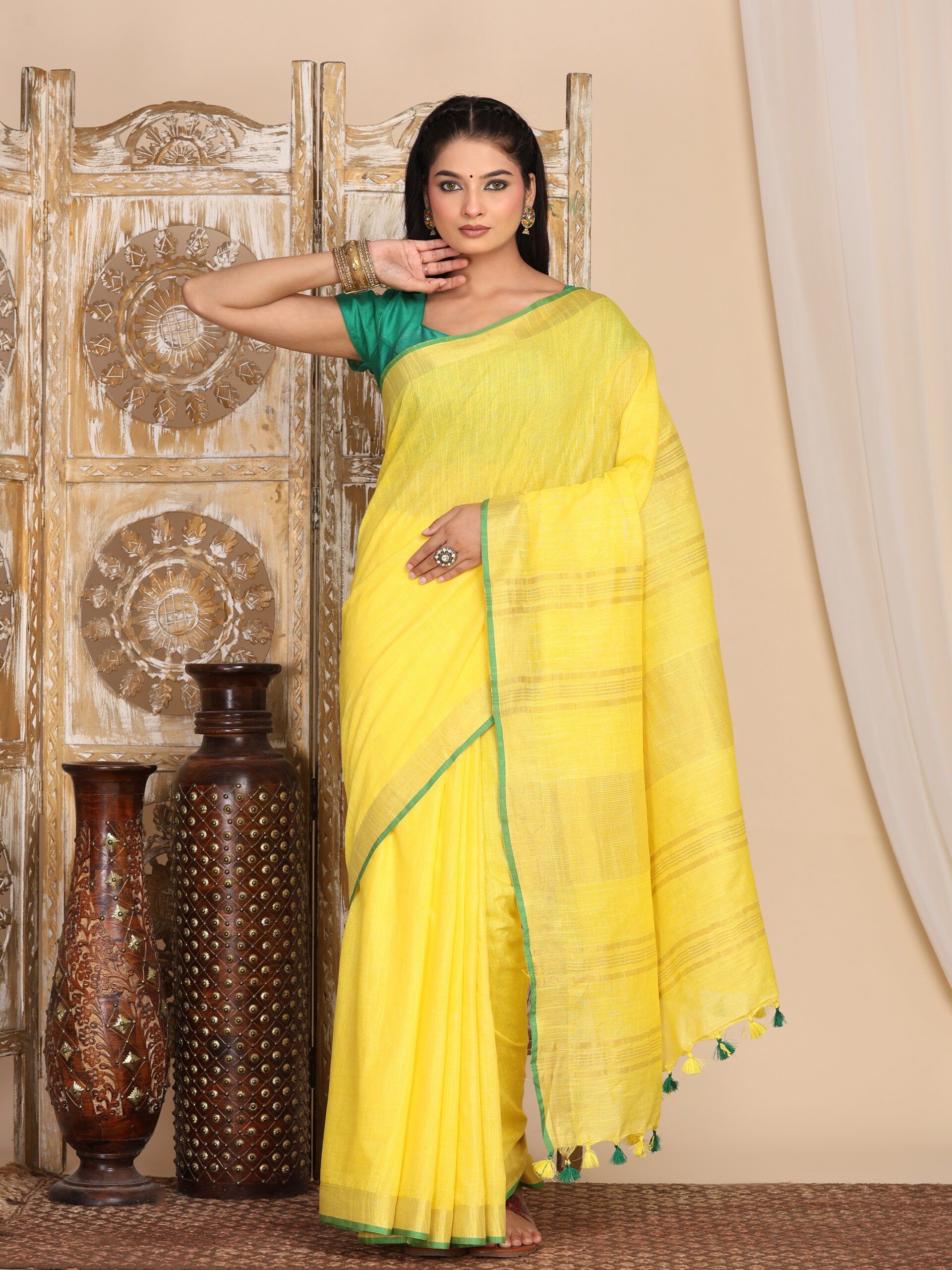 Solid Linen Cotton Fabric