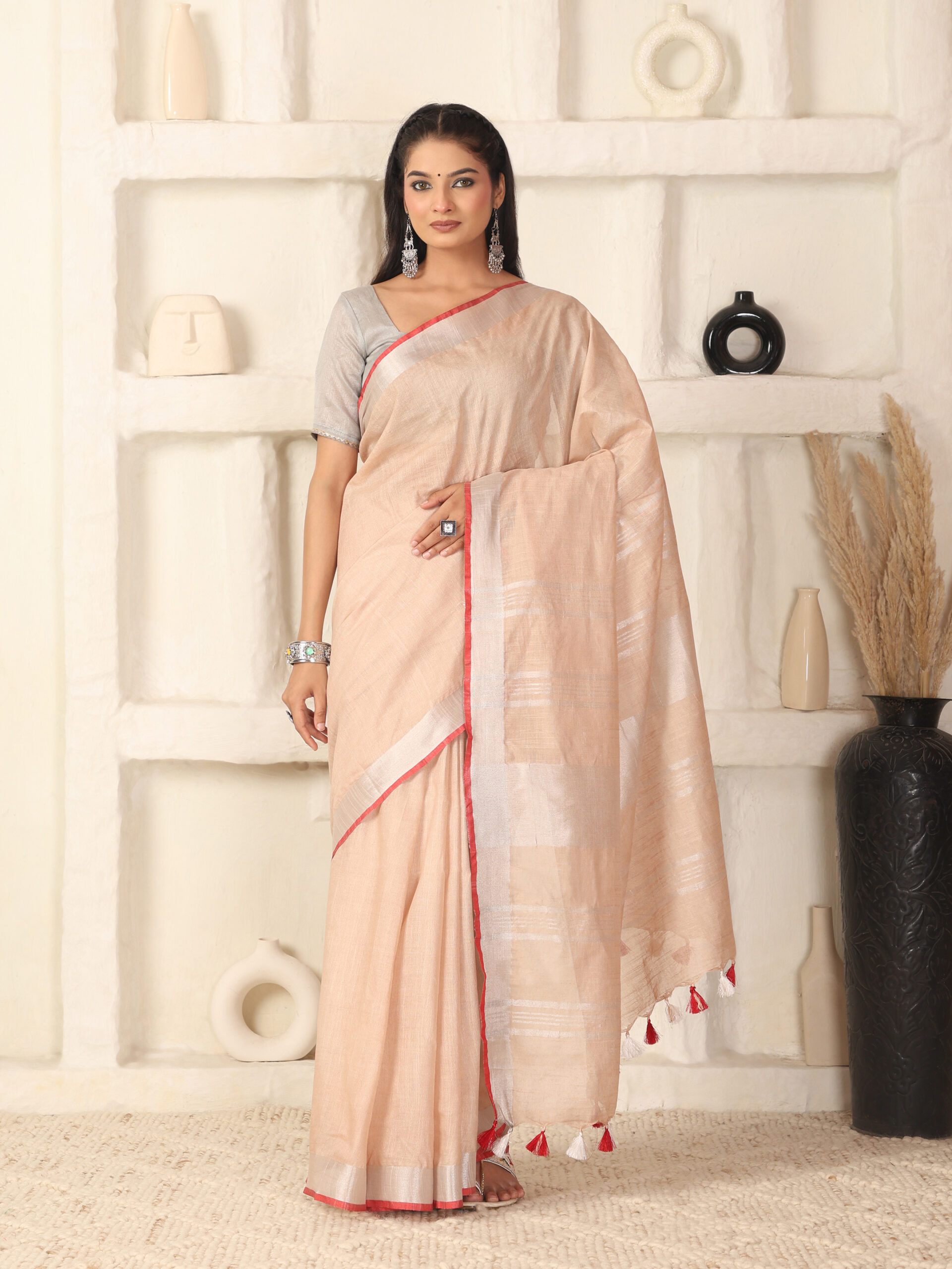 Solid Linen Cotton Fabric - Image 4