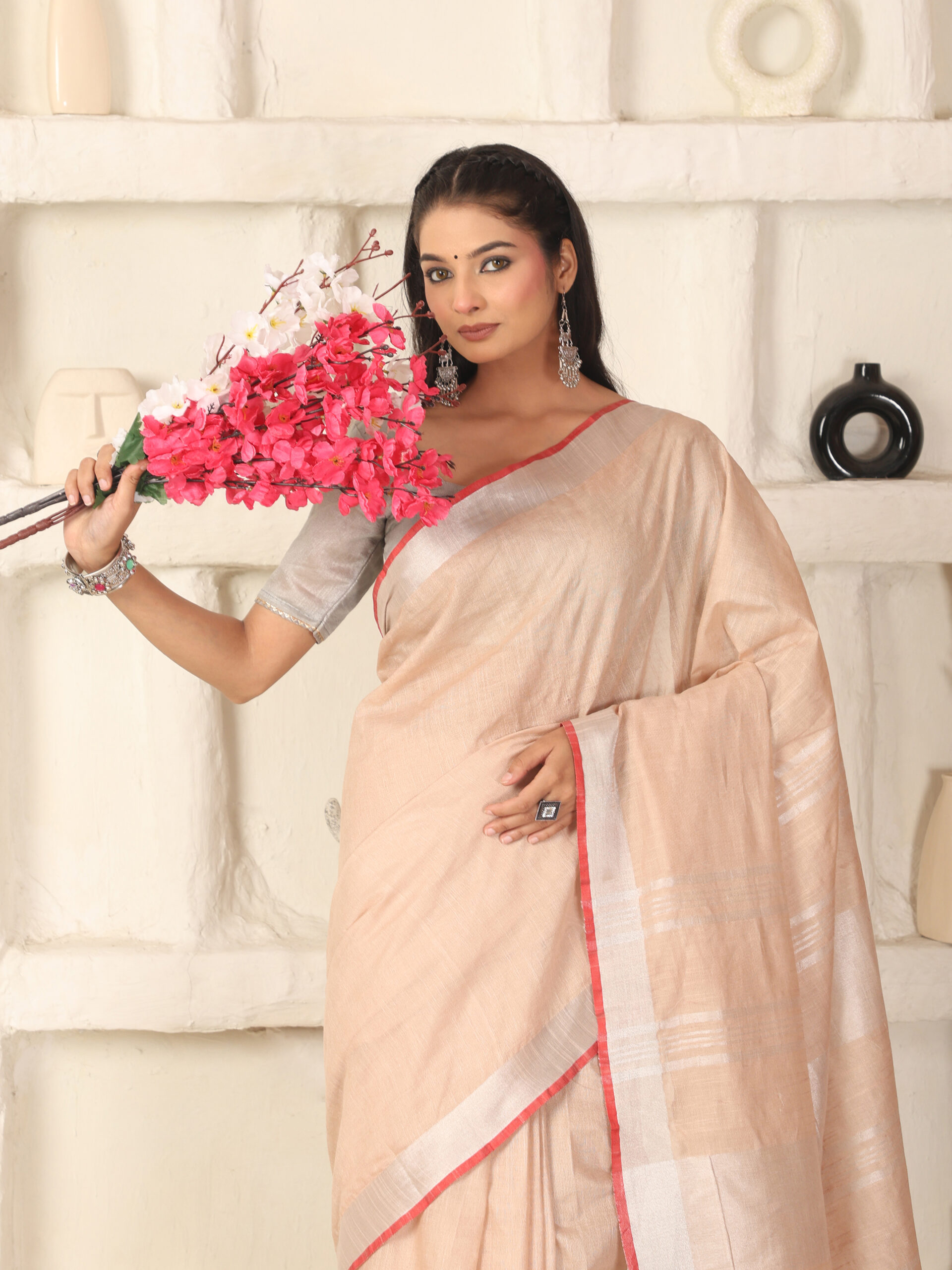 Solid Linen Cotton Fabric - Image 8