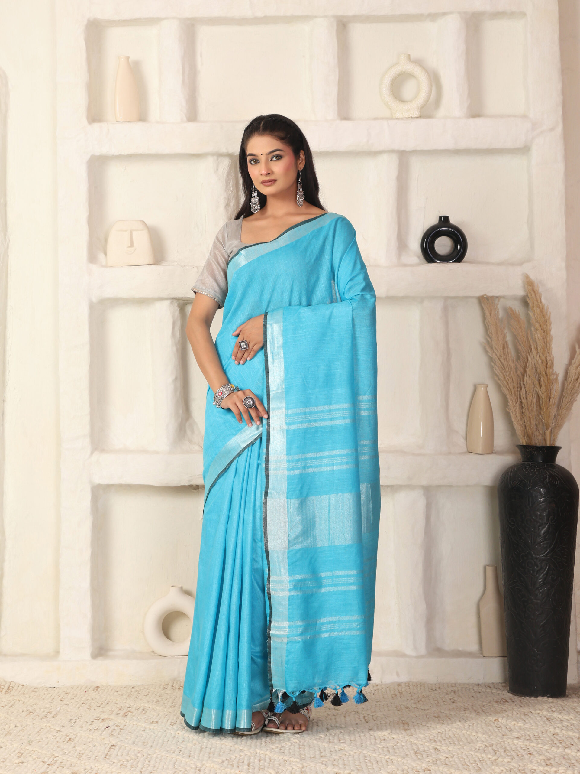 Solid Linen Cotton Fabric - Image 9