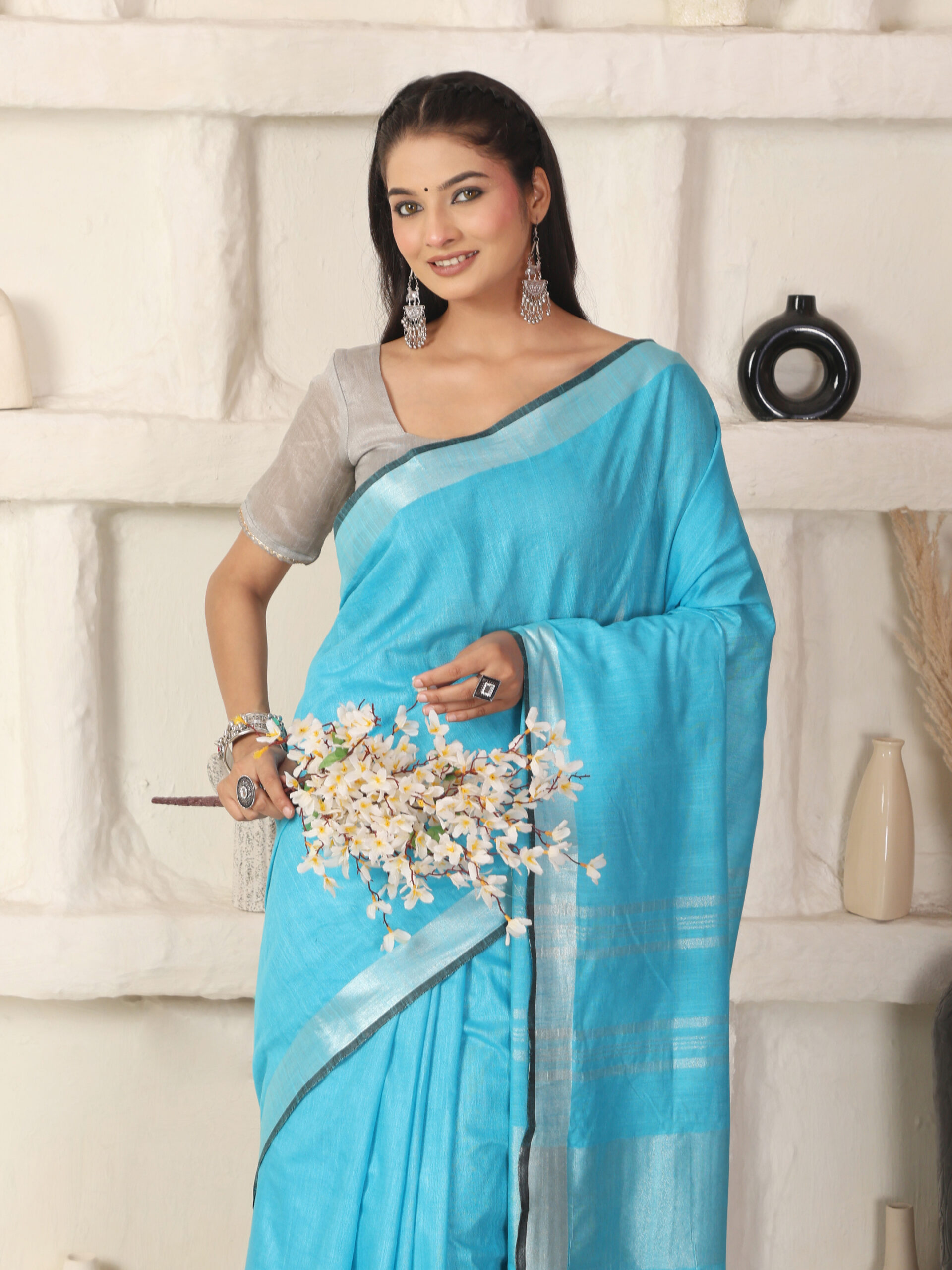 Solid Linen Cotton Fabric - Image 6