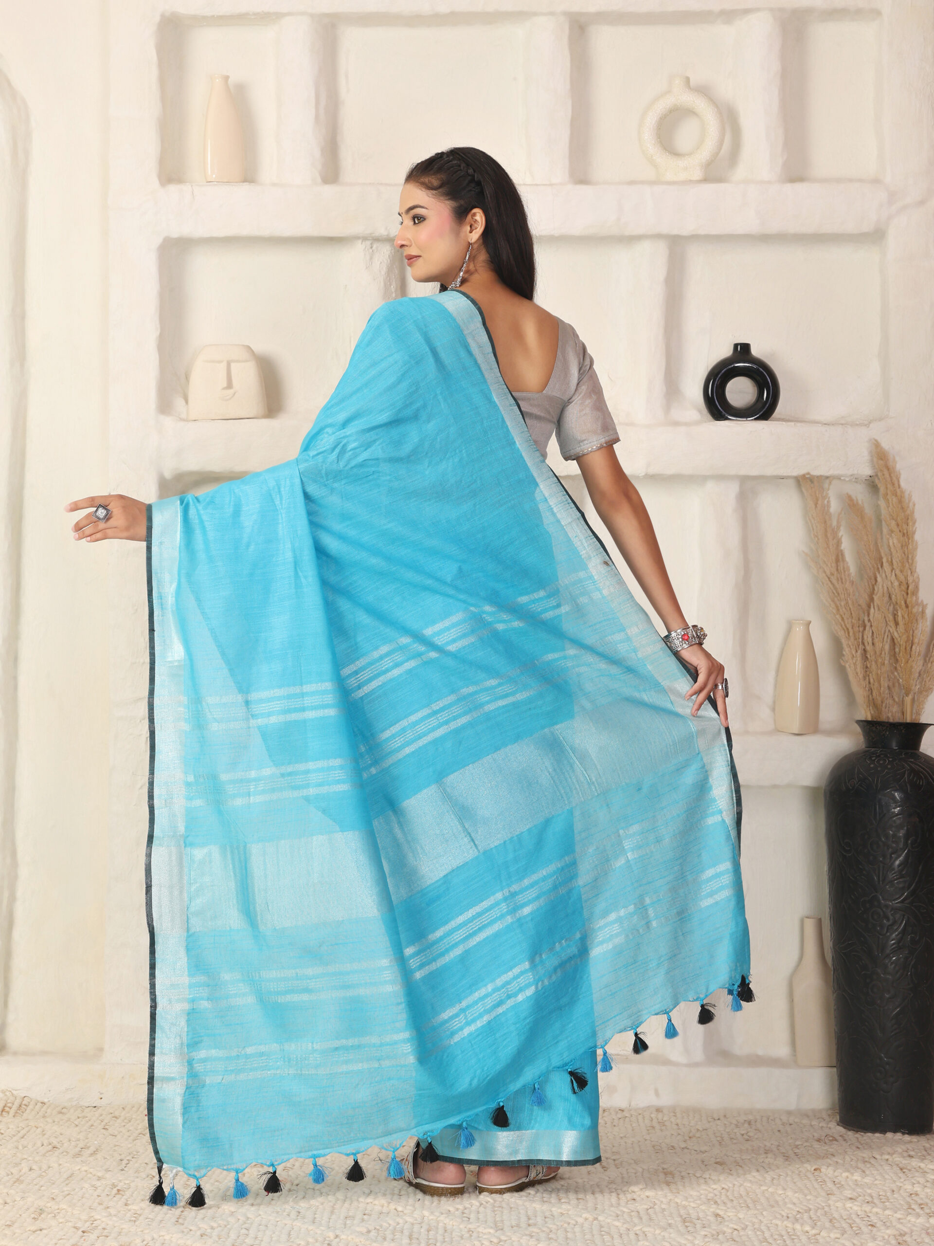 Solid Linen Cotton Fabric - Image 5