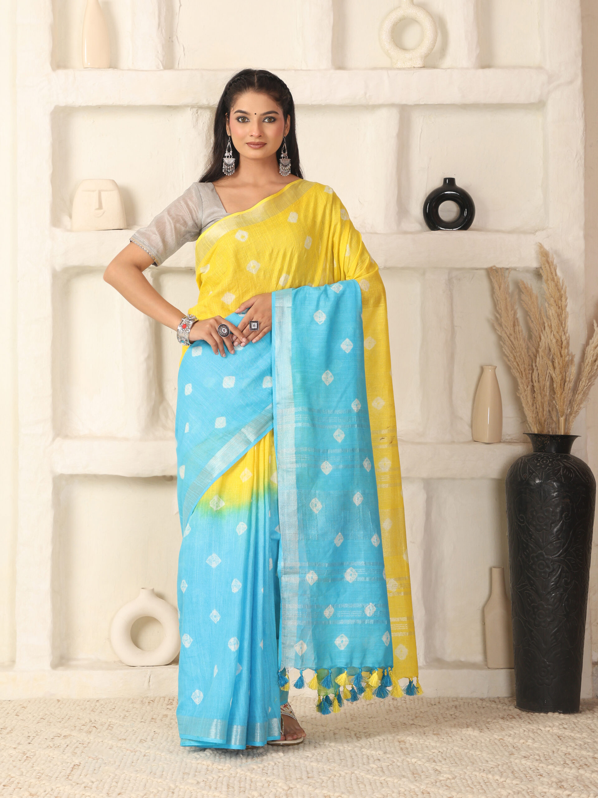 SIBORI Linen Cotton Fabric