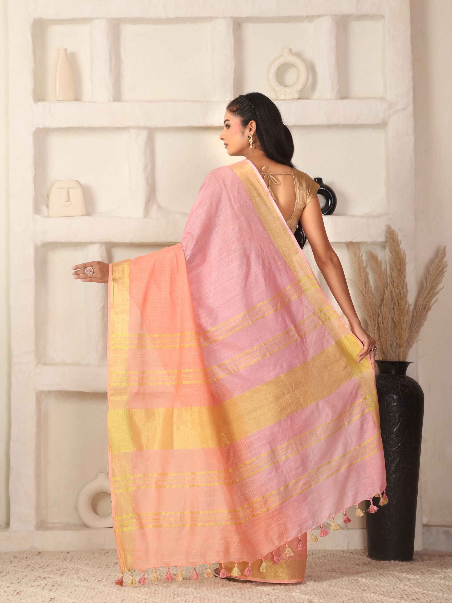 Solid Linen Cotton Fabric - Image 5