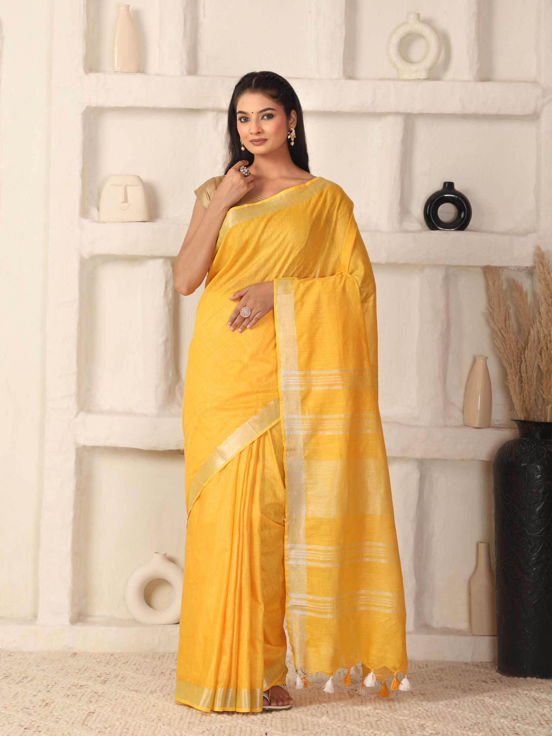 Solid Semi Silk Fabric - Image 4