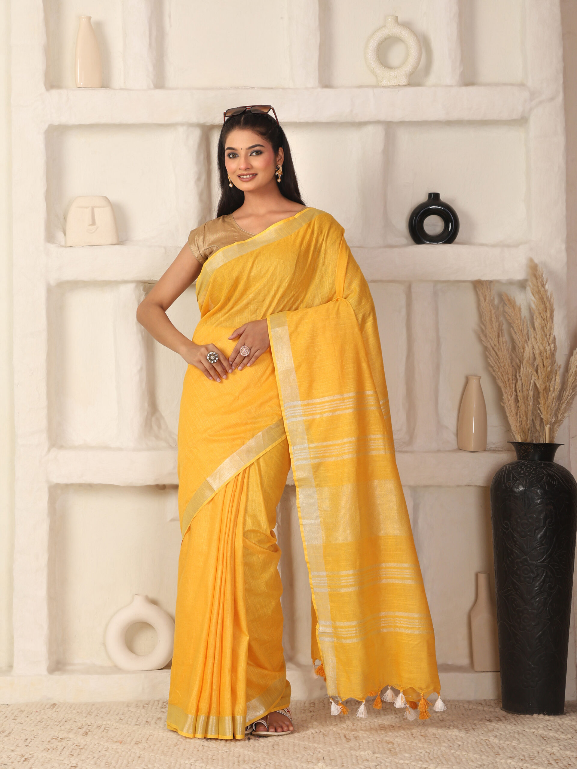 Solid Semi Silk Fabric